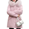 Elena - Getailleerde Winterjas Dames - Faux Fur Kraag - Warme Voering - Winddicht