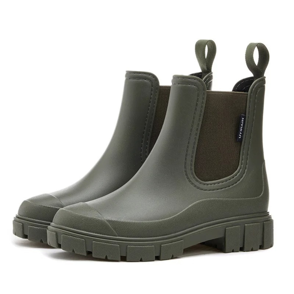 Anna - Waterdichte Dames Regenlaarzen - Comfortabele Chelsea Boots