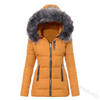 Mila - Korte Winterjas Dames - Getailleerd - Faux Fur Capuchon - Winddicht