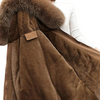 Elena - Getailleerde Winterjas Dames - Faux Fur Kraag - Warme Voering - Winddicht